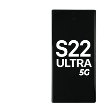 Samsung Galaxy S22 Ultra OLED Repalcement with Frame - Black